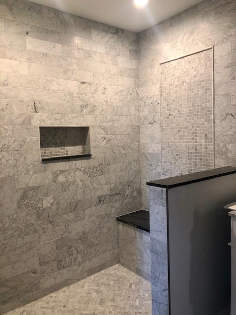 Bianco Carrara 4x12  New Haven; JDL Construction 