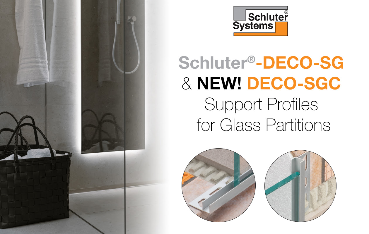 Just in!  At a Tile America near you! Schluter Deco SG