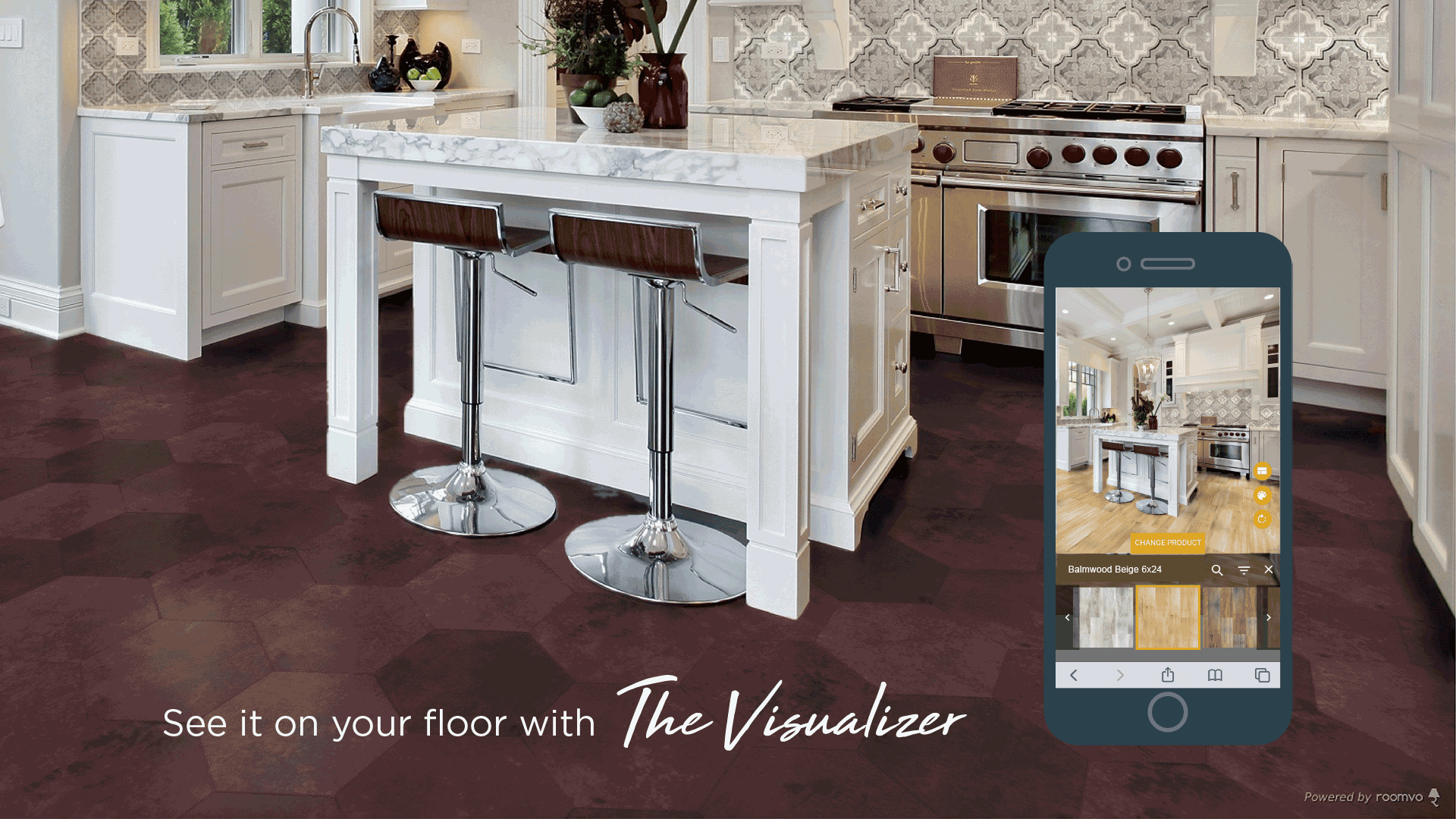 See it on your floor with Tile Americas Visualizer