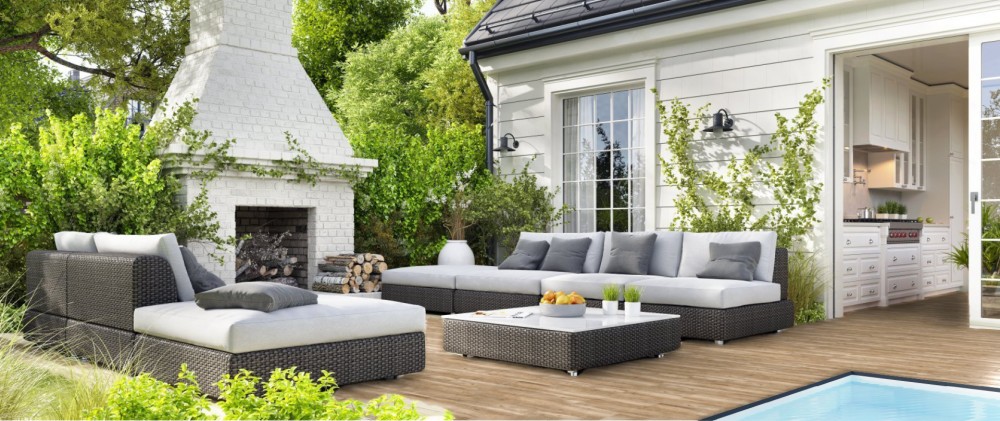 Seamless transition to outdoor with Porcelain