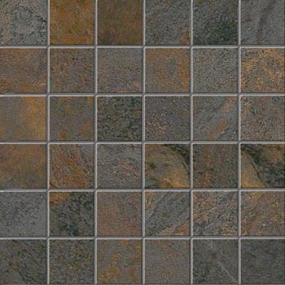 Place Rust 2x2 Mosaic on 12x12 ECWPLC291107