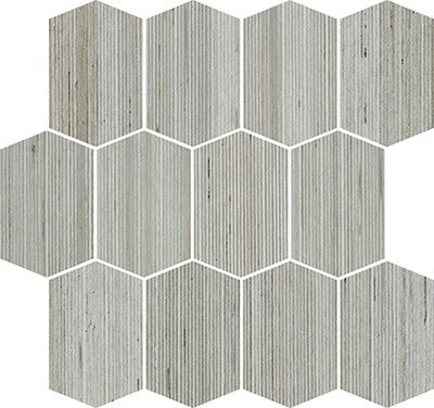 Bambusa losanga mosaic tile in color Grigio ECWBAM309946