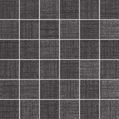 Electric Linen 2x2 mosaic tile in color Graphite ECWELE310564