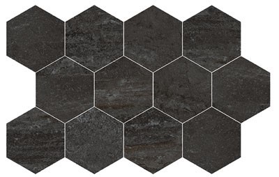 Topography Black Hexagon 4x4.5 ECWTOP305320