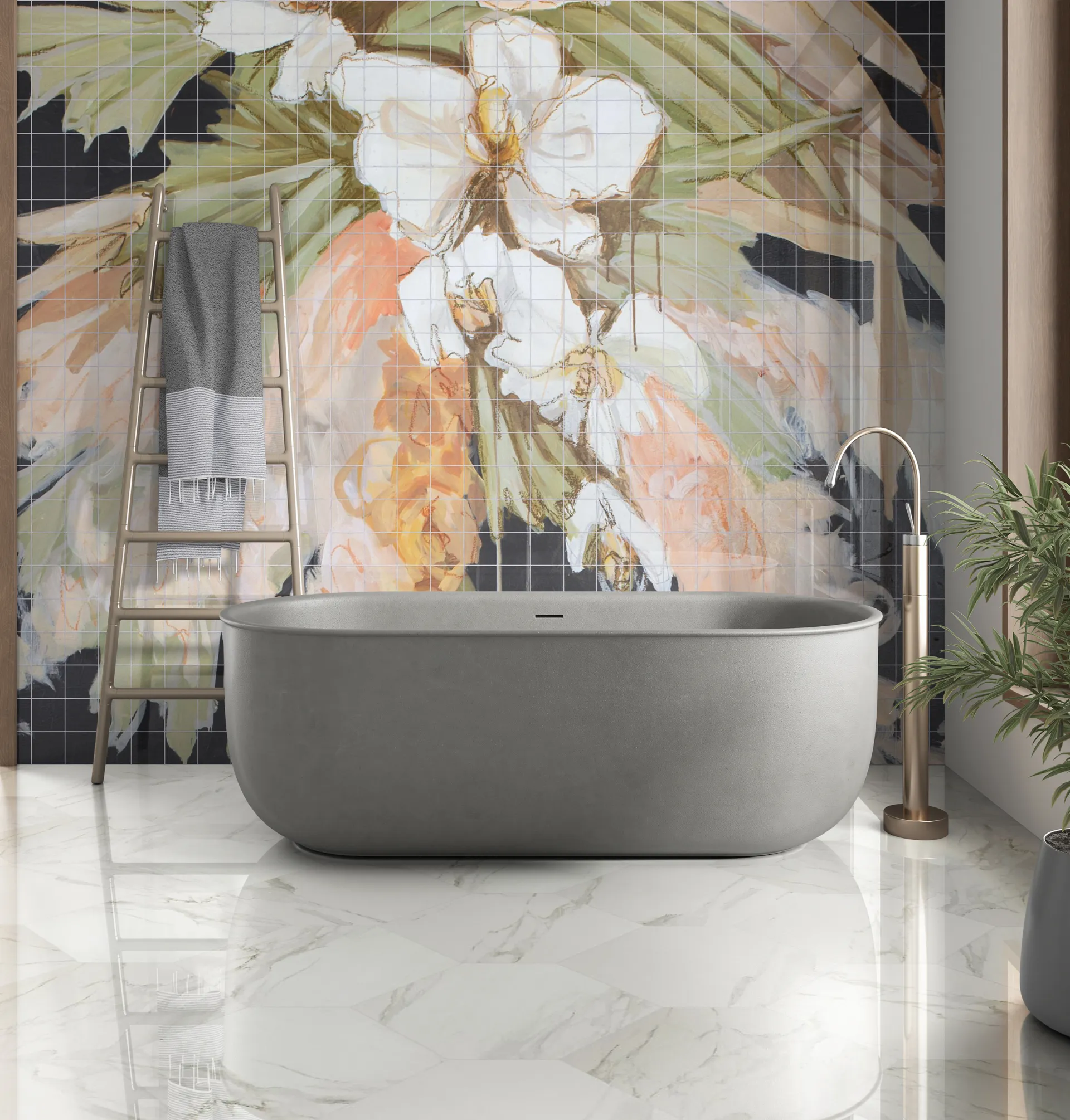 Audrey Lane Brick & Brush Pampas & Palm