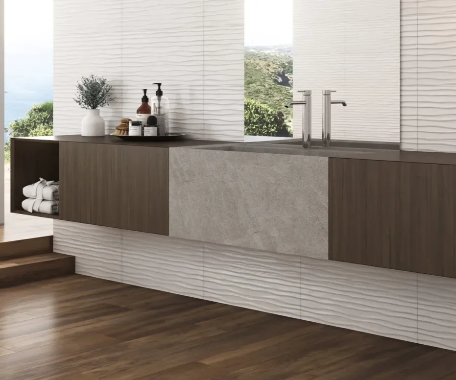 Mood Wall collection in Oceana White Glossy