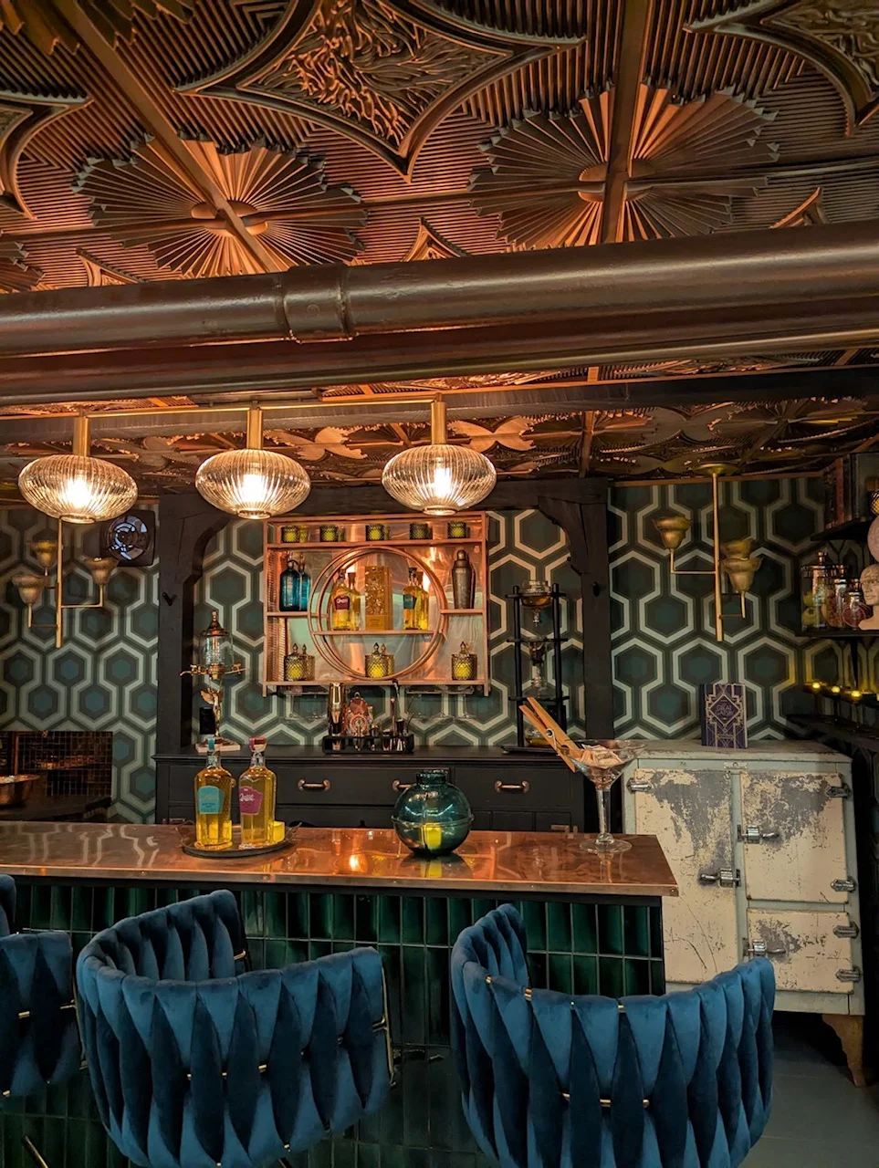 Speakeasy style bar