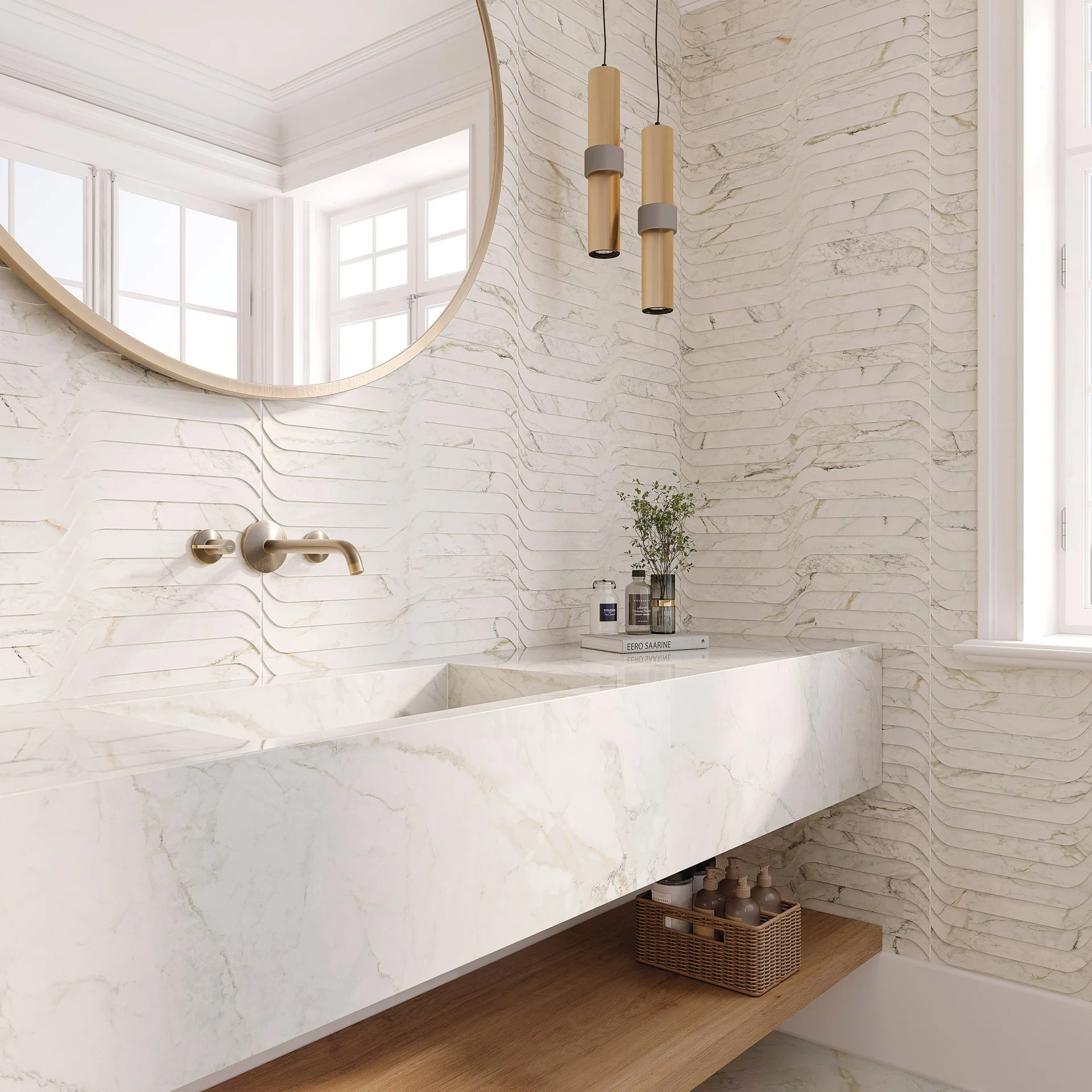 Apuano Oro Stream 12x24 