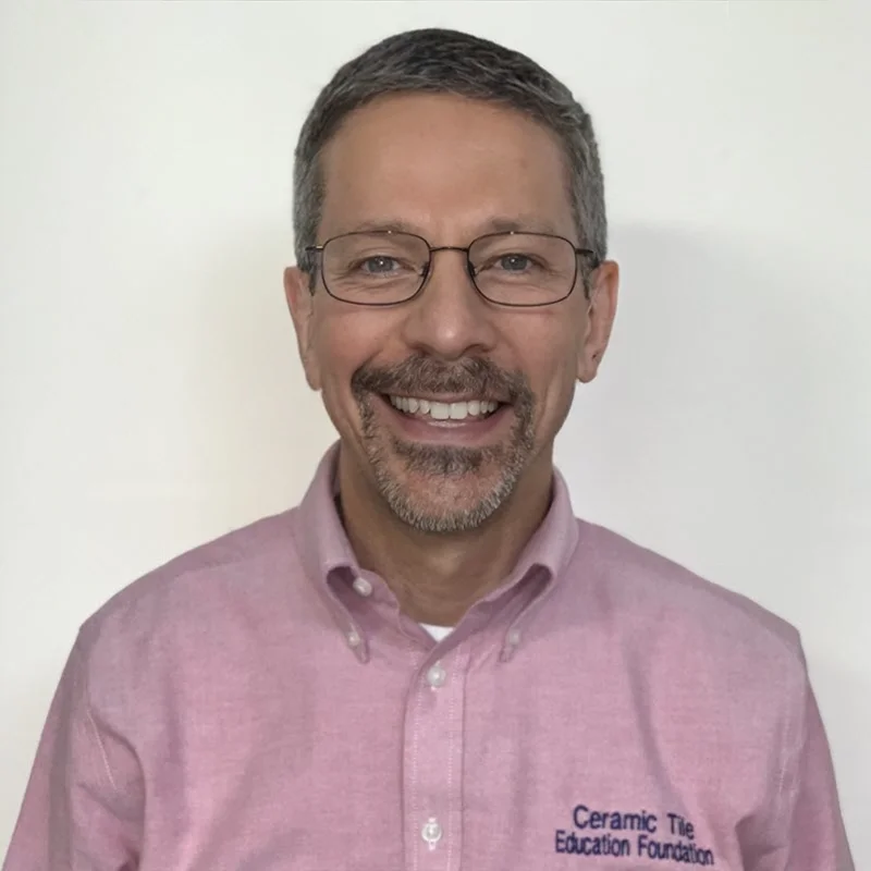 Scott Carothers is the Academic Director of the Ceramic Tile Education Foundation