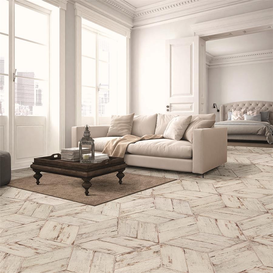 Sunny Living Room with Somer Tile Geometric