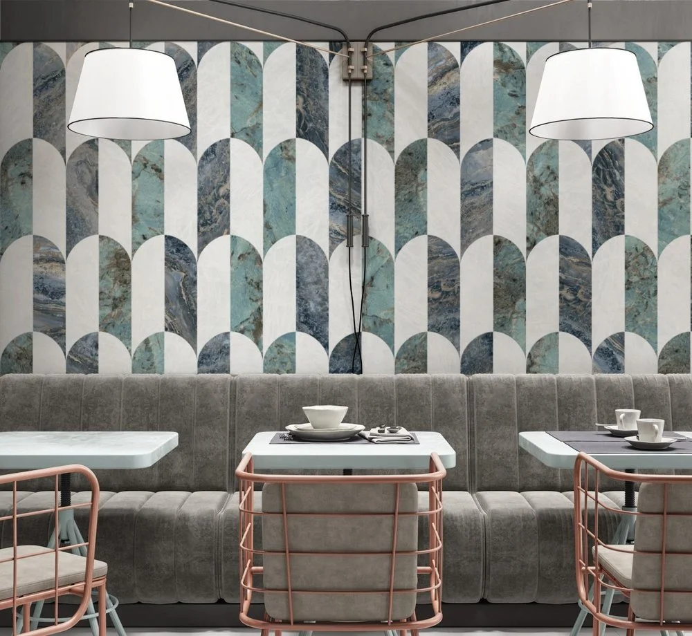 Audrey Lane Curved Bars Orbico and Cristallo Matte