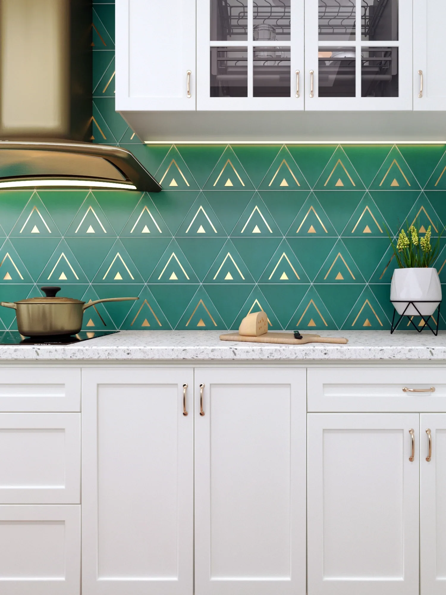 Lili Tile Cairo Triangle 7x7