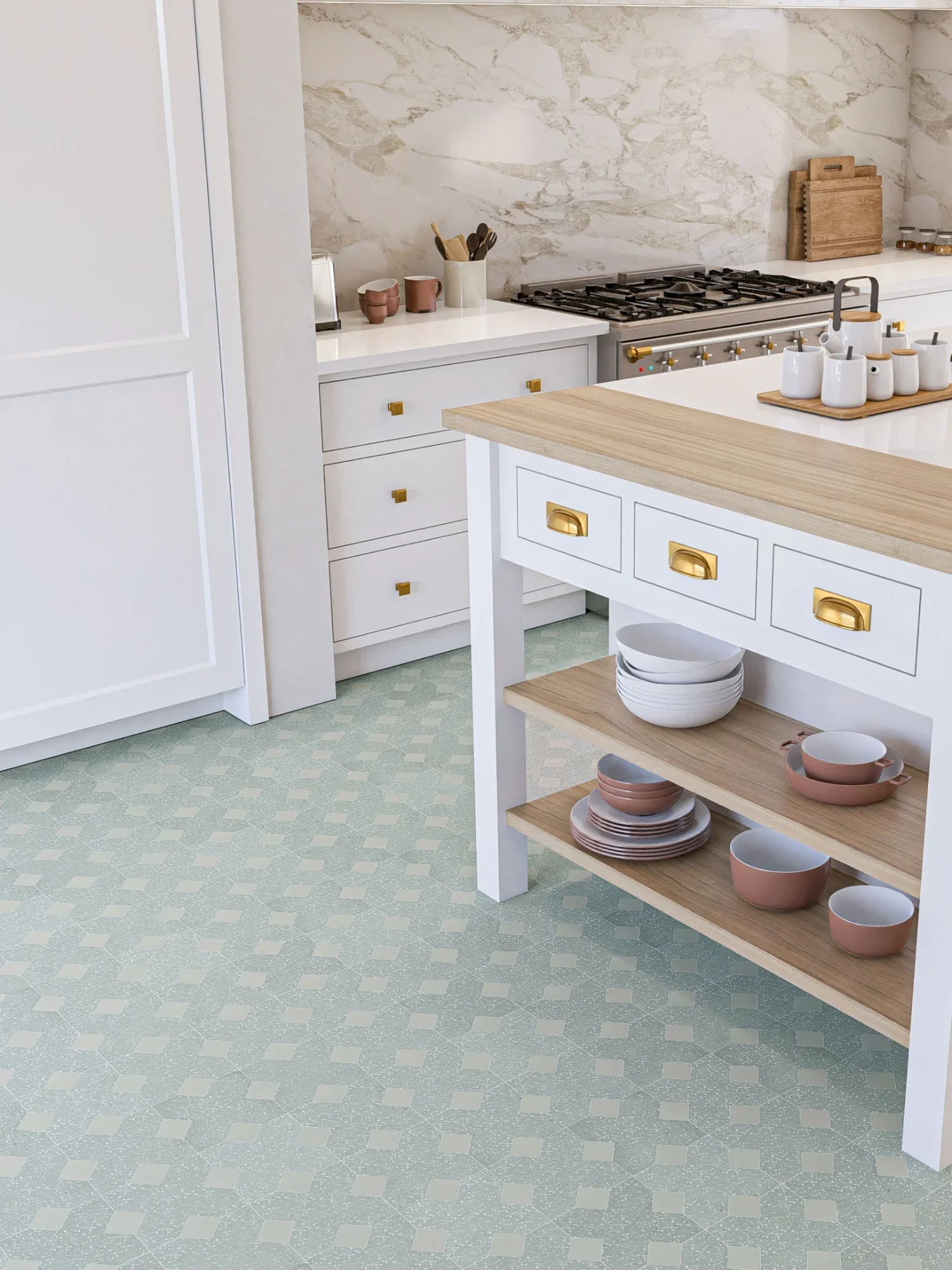 Lili Tile X 6x6 and 2x2 Diamond