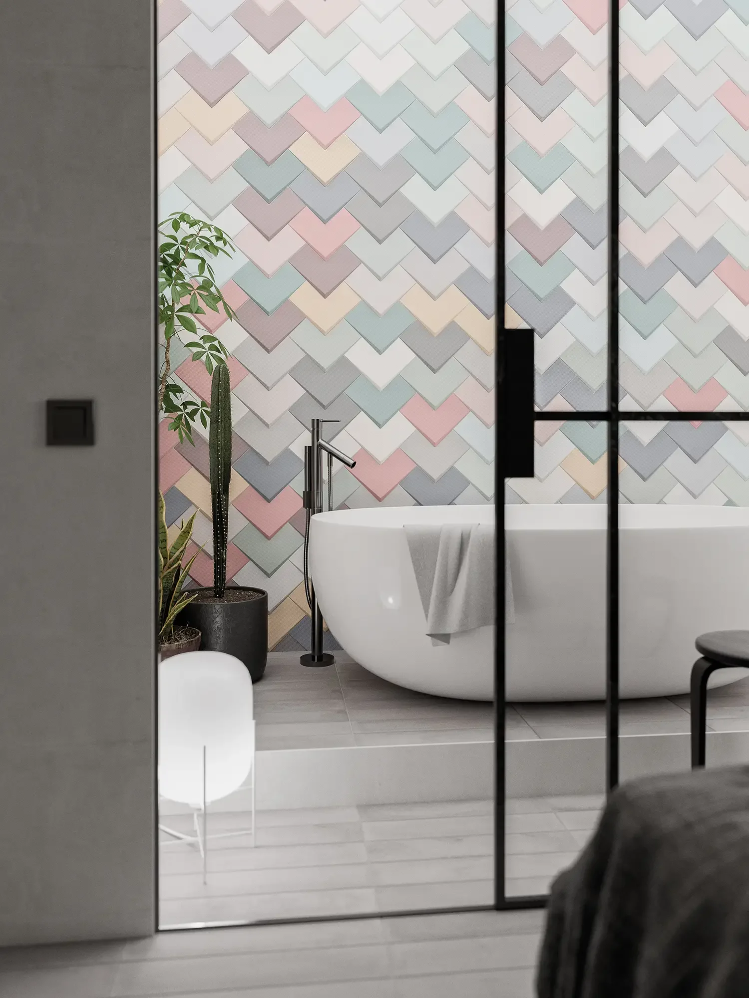 WOW Boho Elle Mix Bathroom Wall