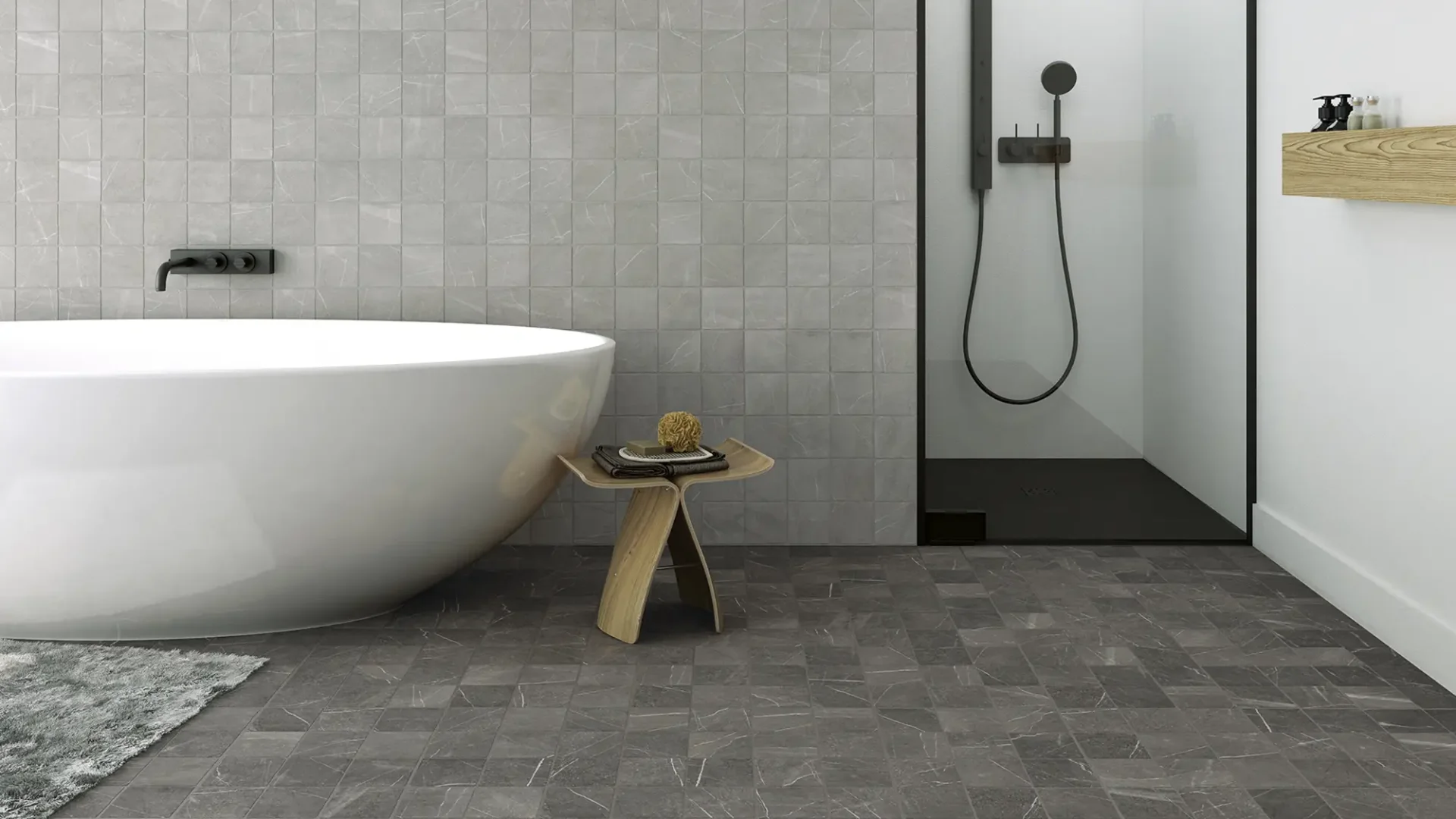 WOW Gea Grey and Charcoal Bathroom